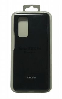 Чехол-накладка для huawei Honor 30 Pro silicone case закрытый черный (3)