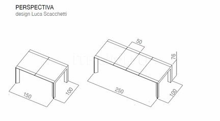Стол bauline perspectiva