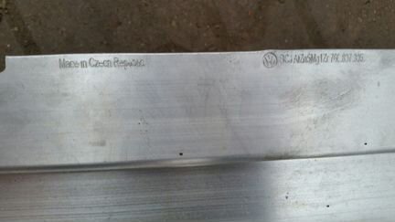 Усилитель бампера задний Touareg