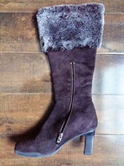 Сапоги зимние замшевые mott