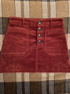 Юбка вельветовая