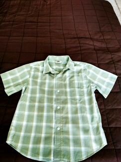 Рубашка новая летняя для мальчика. 6-8 лет