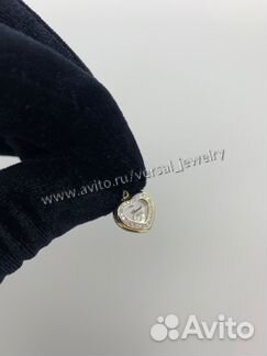 Кулон Подвеска chopard Сердце с бриллиантами