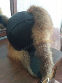 Шапка зимняя с мехом размер 54-55