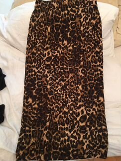 Юбка леопардовая