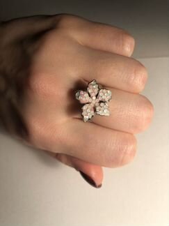 Набор кольцо и подвеска с кристаллами Swarovski (м