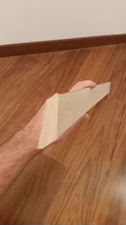 Плинтус мдф шпон орех