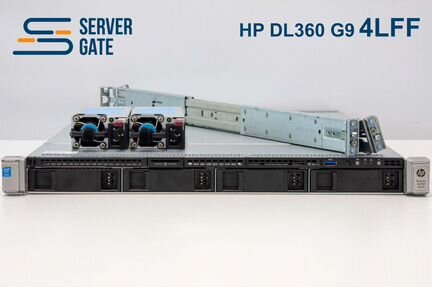 Сервер HP DL360 G9 4LFF 2x E5-2650v3 512 GB