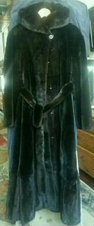 Шуба норковая черная