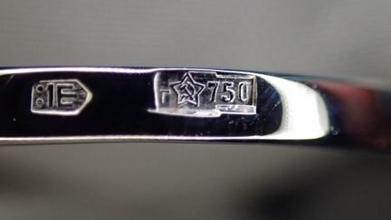 Золотое кольцо с жемчугом 15.30 мм СССР