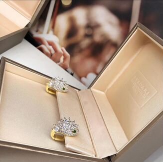 Коллекция Bvlgari Luxury серьги. браслет