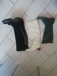 Сапоги 3 пары 40 размер