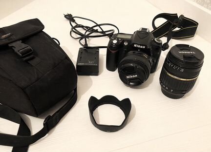 Зеркальный фотоаппарат Nikon D90 и объектив Tamron