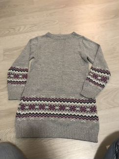 Платье тёплое фирменное рост 122 см