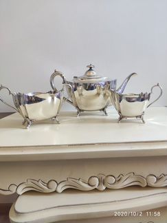 Посеребренный сервиз, Англия, Шеффилд 1900г