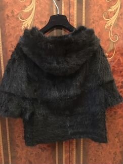 Жилетка вязанная норка