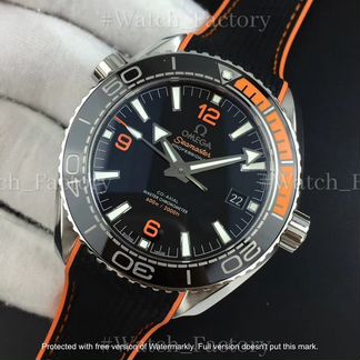 Часы Omega Seamaster Planet Ocean Black/Orange