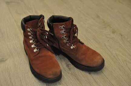 Ботинки замшевые демисезонные