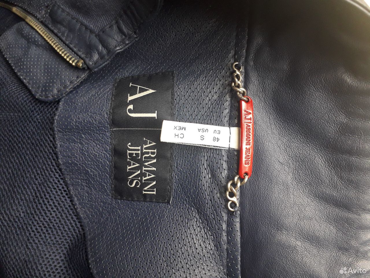 Кожаная куртка Armani Jeans,оригинал 89203560349 купить 3