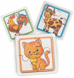 Деревянные пазлы / детские пазлы