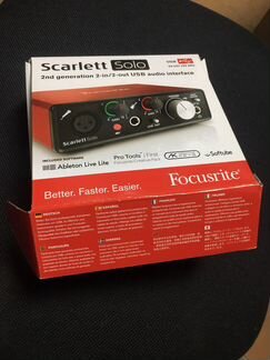 Focusrite scarlett solo 2nd gen