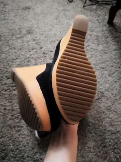 Красивые сапоги натур замша новые