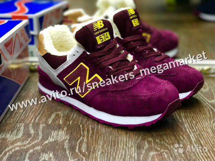 Кроссовки Зимние с Мехом Balanc 574 (36-40)