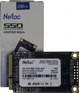 Netac Msata 256 GB (NT01N5M-256G-M3X)