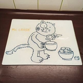 Стеклянная разделочная доска