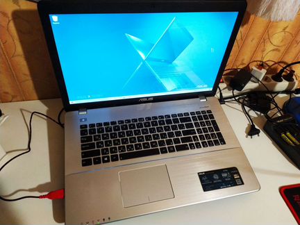 Ноутбук игровой Asus k750j i5 12GB RAM SSD HDD GeF