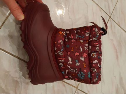 Новые утепленные сапоги (из эва, не промокают), р