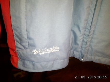 Мужская ветровка б/у columbia размер L