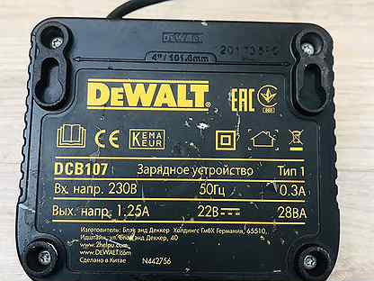 Зарядное устройство dewalt dcb107 схема