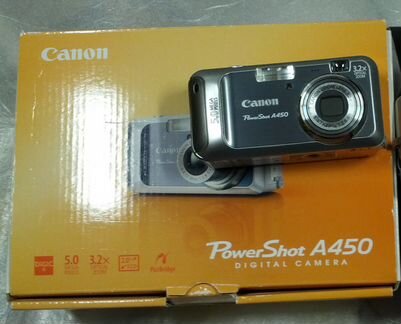 Фотоаппарат canon PowerShot A450 (неисправный)