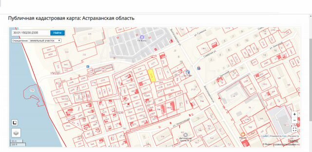 Кадастровая карта ахтубинского района