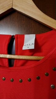 Платье 46 размер красное