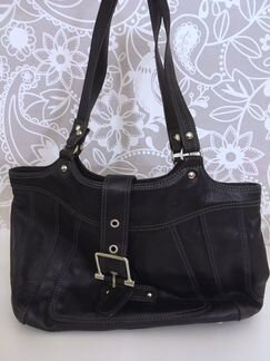 Сумка кожаная черная Palio (Италия)