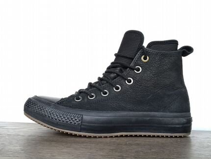 Converse Chuck Taylor 157460 кожанные, утепленные