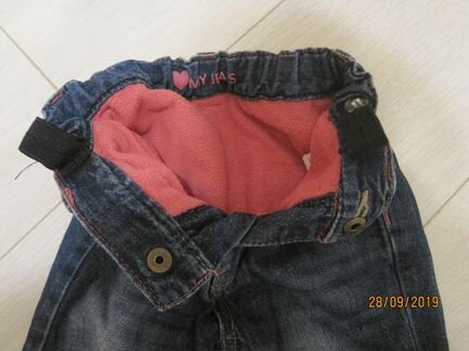 Джинсы утепленные Mothercare