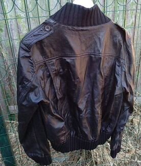 Gucci - кожаная куртка юнисекс