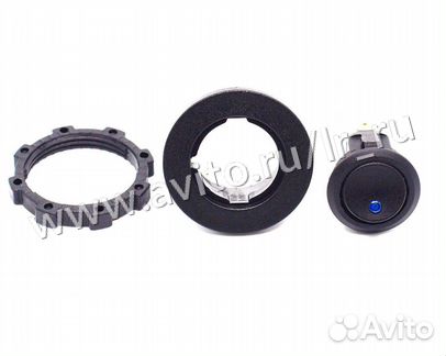 Автомобильный выключатель с фиксацией и подсветкой