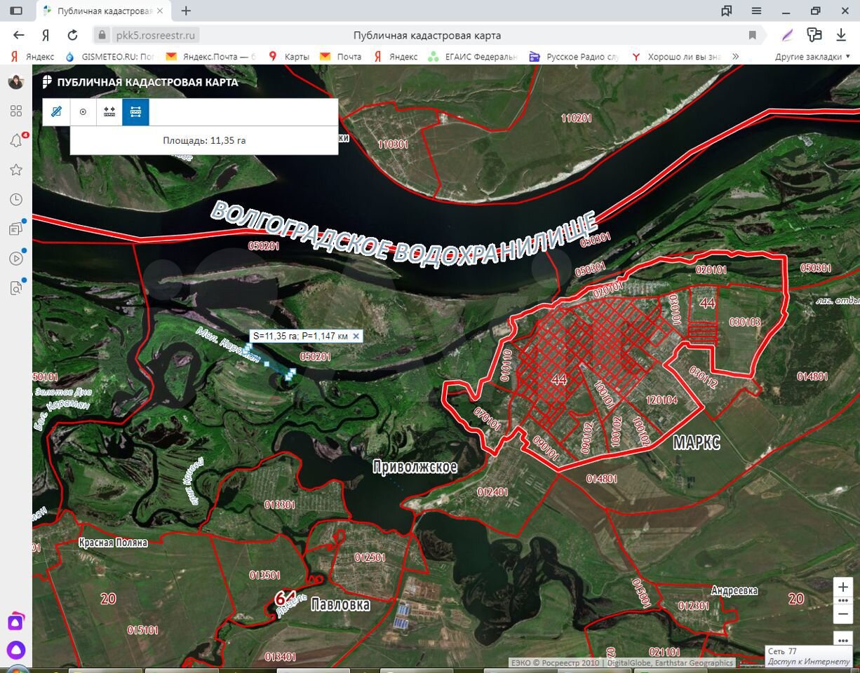 Публичная кадастровая карта саратовской области марксовского района