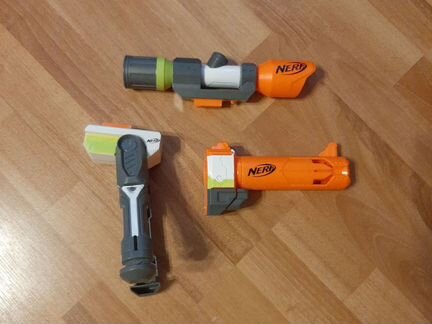 Nerf stryfe, oual-strike, набор аксессуаров к ним