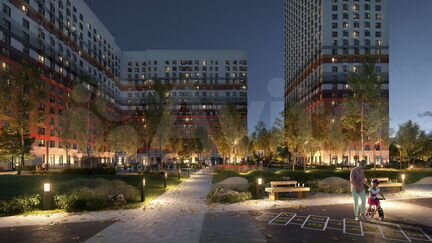 2-к квартира, 72.3 м², 22/33 эт.