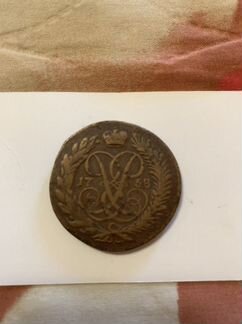 Монета 1758 года