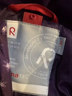 Зимний комбинезон reima для девочки 98