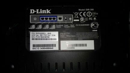 Роутер D-link dir-300