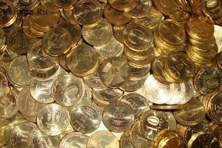 Юбилейные монеты 1рубл, 2рубл, 10руб, гвс, биметал