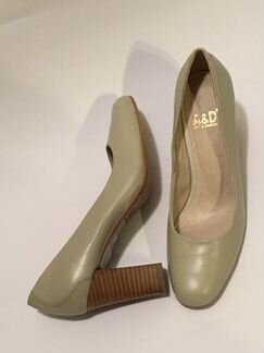 Туфли светло серые, размер 36, кожа натуральная