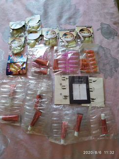 Накладные ногти с клеем